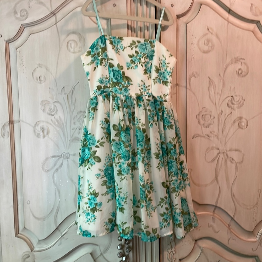 Un Deux Trois Vintage Rose Chiffon Dress, 8